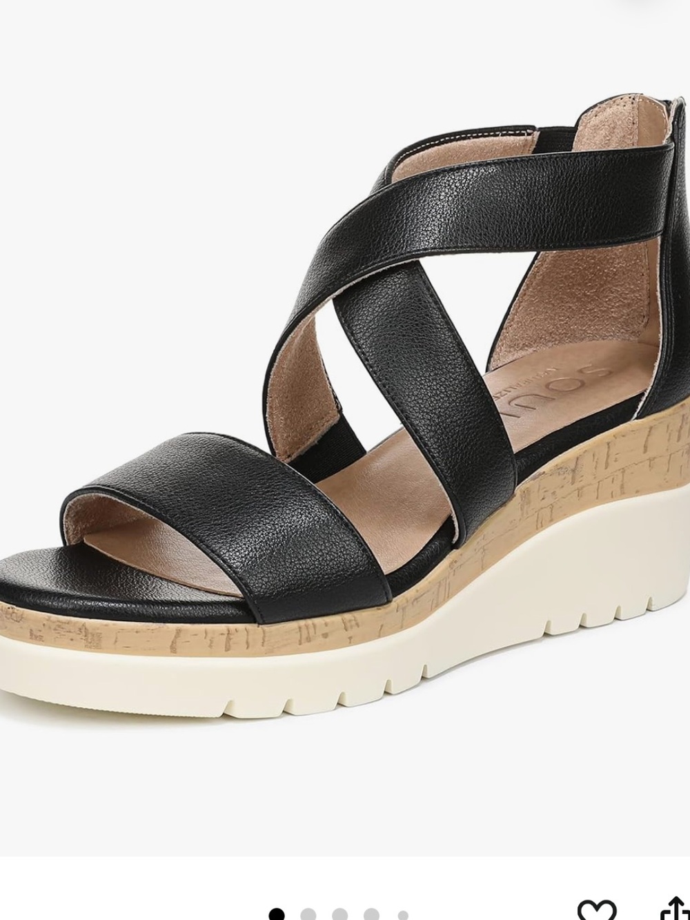 Naturalizer Women's Soul, Goodtimes Wedge Sandal size 9.5 brand  new